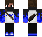 cool blue teenage hunter