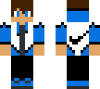 blue awesome gamer boy