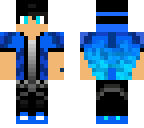 boy with blue bird wings