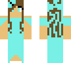 edit of teal girl