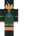 teal tan girl