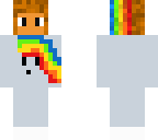 unicorn girl in onesie skin