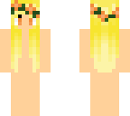 yellow hair orange crown