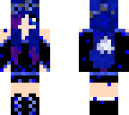 galaxy foxgirl with sparkles