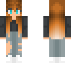 light blue eye ripped jeans girl