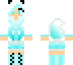 light blue fox girl