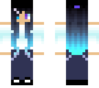 ombre headphone chain girl