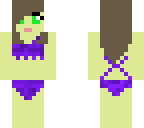 purple bikini