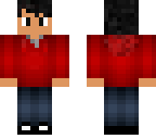 red hoodie closed