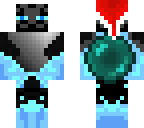 snowy christmas enderman