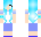 vivid blue witchcraft school uniform