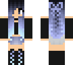 blue emo girl