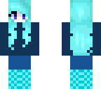 blue girl