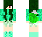 camo green wolf girl