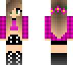 checked girl