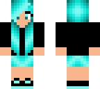 cute teal girl