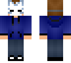 masked blue hoodie