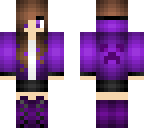 purple gamer girl