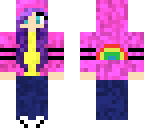 rainbow school girl