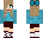 blue girl