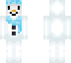 snowy with a mouth