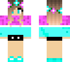 blue and pinkie