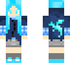blue dragon girl