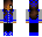 blue school girl