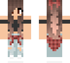 crop top and flannel 