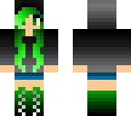 emerald green girl