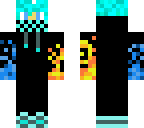 fire and water gamer boy