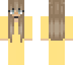 girl in yellow suit