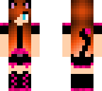 pink and black cat
