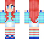 red blue girl
