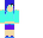 blue girl
