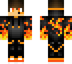 fire gamer with dragon print