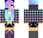 gamer rainbow cat girl