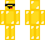 gold durp with glasses