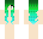 green blue hair girl