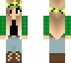 green cool girl