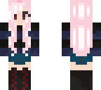 pink hair girl
