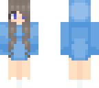 blue hoodie