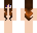 dark brown hair base w purple eyes