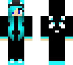 light blue panda girl