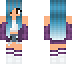 purple and blue