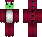 slime in dino suit