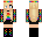black rainbow girl