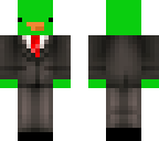 green duck suit