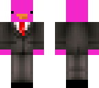 pink duck suit
