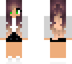 pretty girl with green eyes